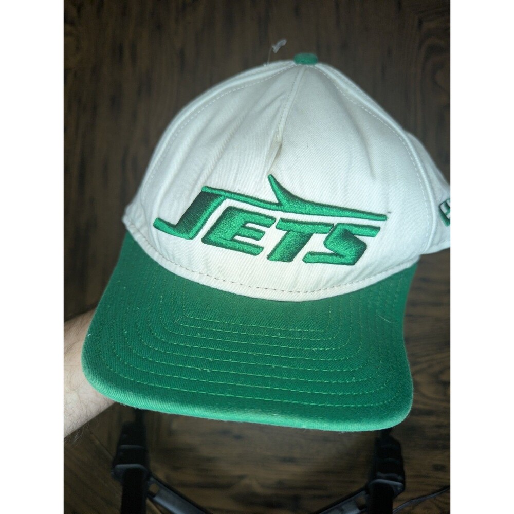 New York Jets NY Starter Snapback Hat NFL Natural Cream New Era